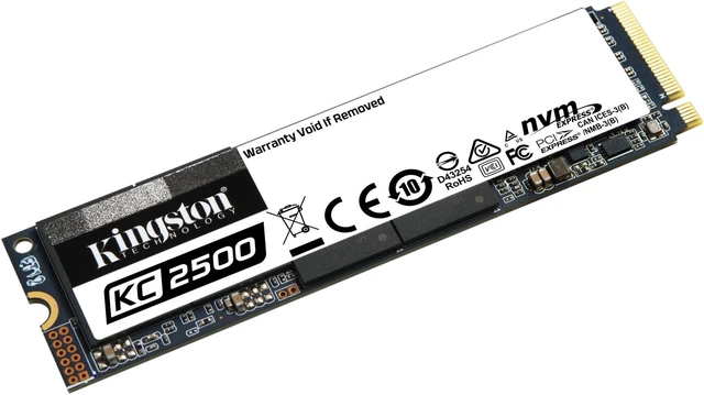 Alt view image 4 of 9 - Kingston Kc2500 250 Gb Solid State Drive - M.2 2280 Internal - Pci Express Nvme (Pci Express Nvme 3.0 X4)