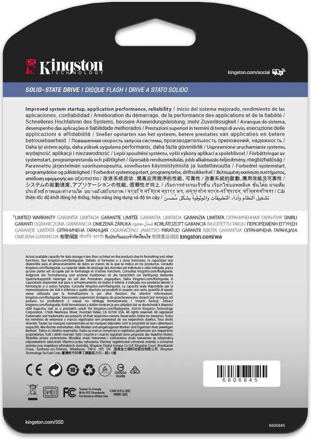 Alt view image 9 of 14 - Kingston - SEDC450R/480G - Kingston DC450R 480 GB Solid State Drive - 2.5 Internal - SATA (SATA/600) - Read Intensive -