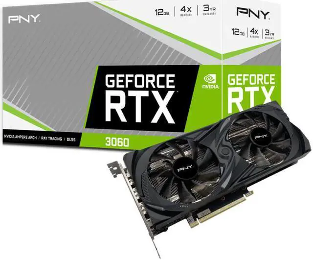 Main image of PNY Uprising Dual Fan Edition NVIDIA GeForce RTX 3060 12GB GDDR6 Graphics Card