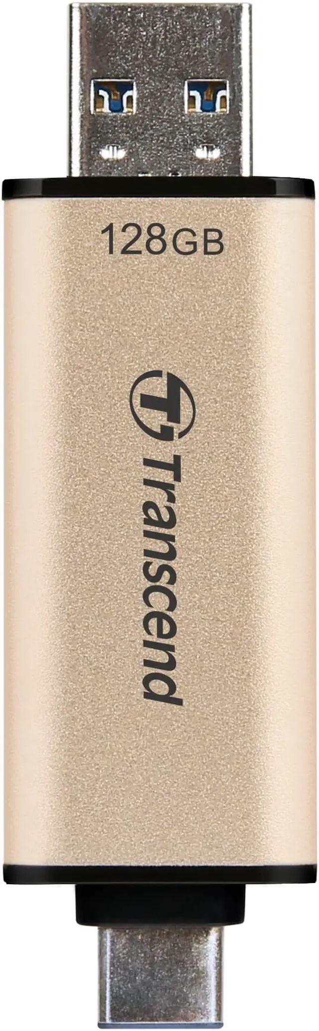 Alt view image 7 of 11 - Transcend 128GB JetFlash 930C 2-In-1 USB3.2 Flash Drive Model TS128GJF930C