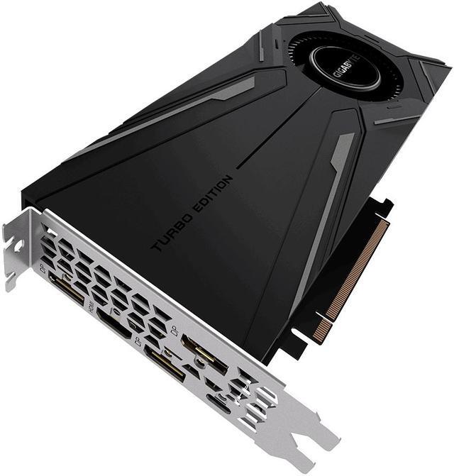 Alt view image 14 of 17 - GIGABYTE NVIDIA GeForce RTX 2080 TI TURBO OC 11GB (Rev. 2.0) GDDR6 HDMI/3DisplayPort/USB Type-C PCI-Express Video Card