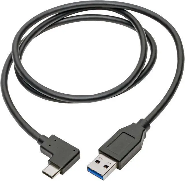 Alt view image 12 of 20 - TRIPP LITE U428-003-CRA USB C TO USB-A CABLE RIGHT ANGLE 3.1 5 GBPS USB TYPE C M/M 3FT