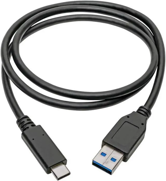 Alt view image 8 of 13 - TRIPP LITE U428-C03-G2 USB C TO USB-A CABLE 3.1 10GBPS USB-IF CERT USB TYPE C M/M 3FT