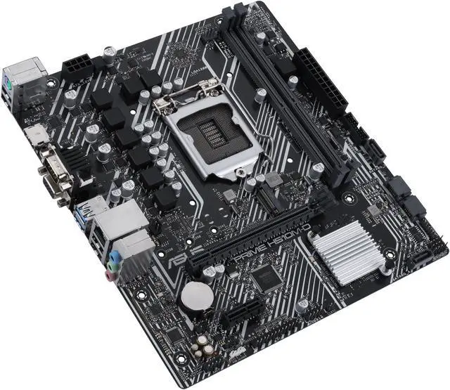 Alt view image 3 of 12 - ASUS PRIME H510M-D Intel H510 LGA 1200 Micro ATX DDR4-SDRAM Motherboard
