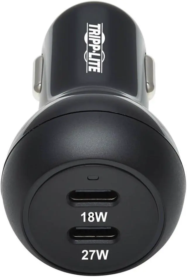 Alt view image 11 of 20 - Tripp Lite USB Dual-Port Car Charger Black U280C0245W2B