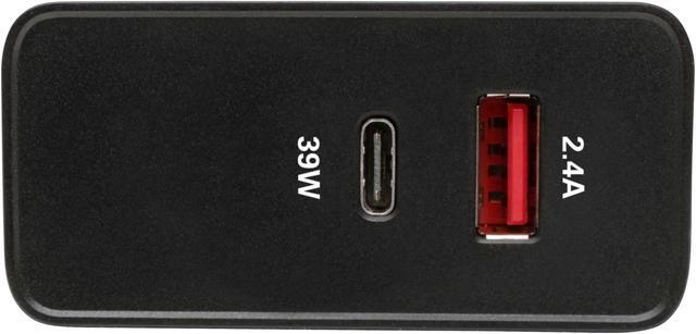 Alt view image 14 of 18 - USB WALL CHARGER DUAL PORT USB TYPE C & USB TYPE A W PD CHARGING