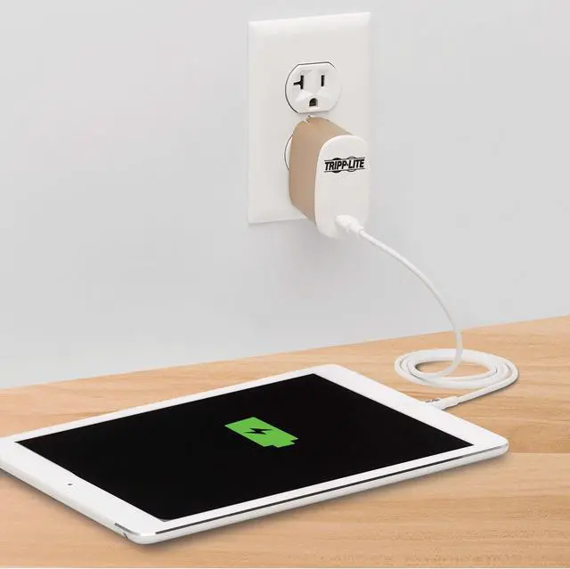Alt view image 10 of 16 - Tripp Lite 50W Compact USB-C Wall Charger U280W0150C1