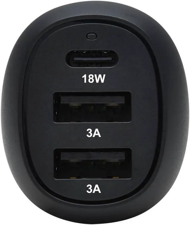 Alt view image 9 of 17 - Tripp Lite 3-Port 36W Auto Adapter U280C0336W1B