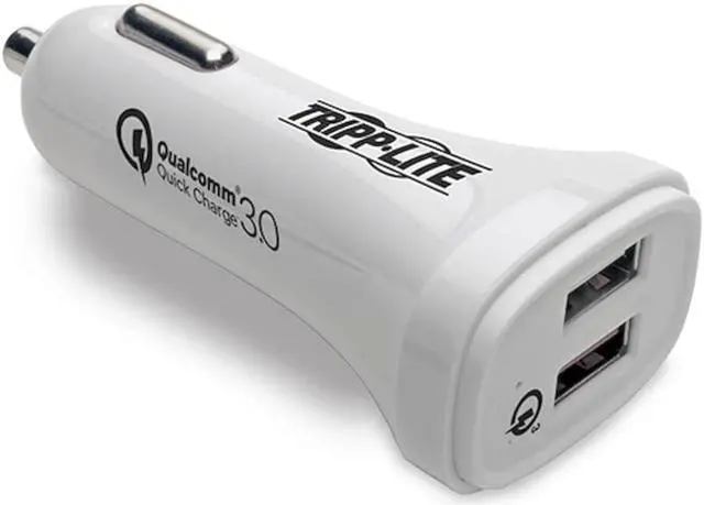 Alt view image 6 of 9 - Tripp Lite U280-C02-S-QC3U USB Car Charger, Quick Charge - Dual USB-A 3.0, UL 2089 Certified