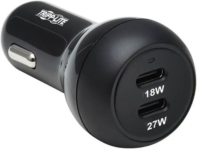 Alt view image 8 of 20 - Tripp Lite USB Dual-Port Car Charger Black U280C0245W2B