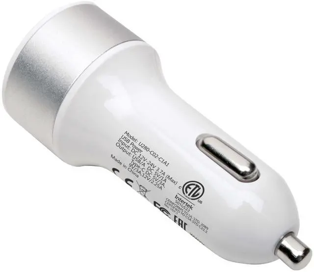 Alt view image 10 of 11 - DUAL-PORT USB CAR CHARGER WITH PD CHARGING - USB TYPE C (27W) & USB TYPE A (5V 1