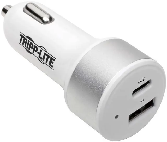 Alt view image 6 of 11 - DUAL-PORT USB CAR CHARGER WITH PD CHARGING - USB TYPE C (27W) & USB TYPE A (5V 1