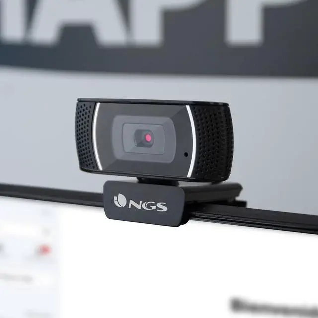 Alt view image 4 of 6 - NGS Full HD 1920 x 1080 USB Webcam with built in Microphone
