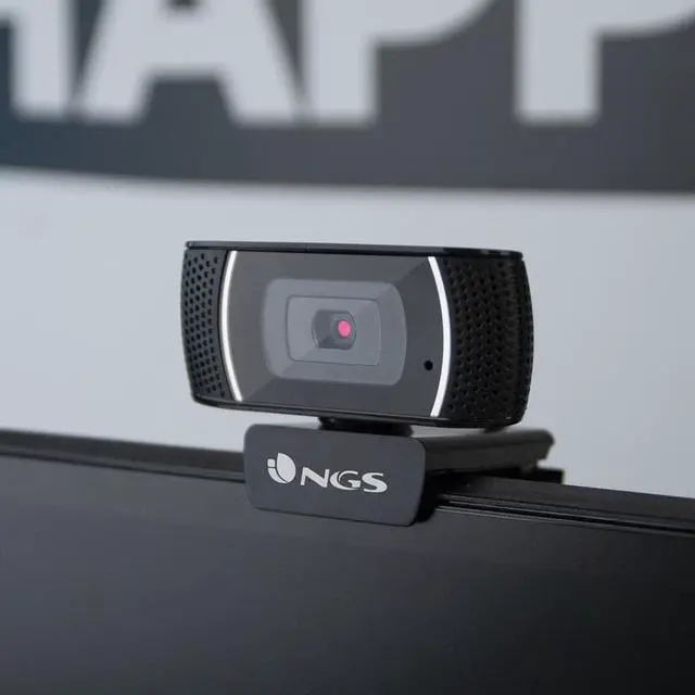 Alt view image 3 of 6 - NGS Full HD 1920 x 1080 USB Webcam with built in Microphone