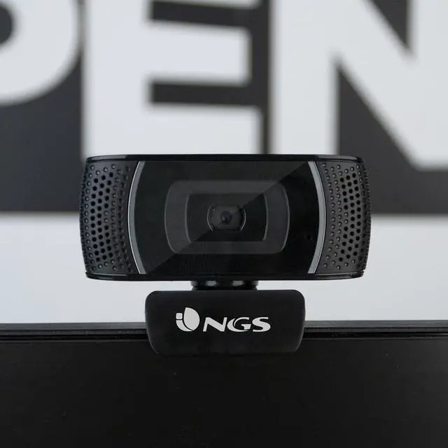 Alt view image 2 of 6 - NGS Full HD 1920 x 1080 USB Webcam with built in Microphone