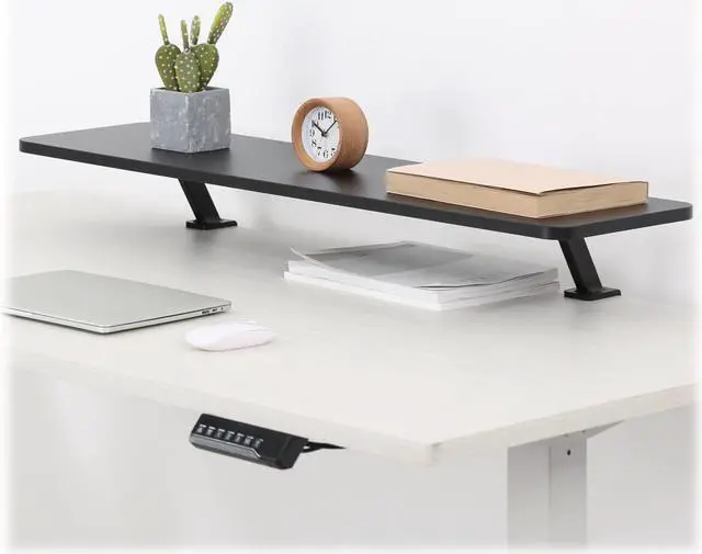 Alt view image 5 of 15 - Safe-IT Monitor Riser Clamp-On Antimicrobial Protection 39.4 in.