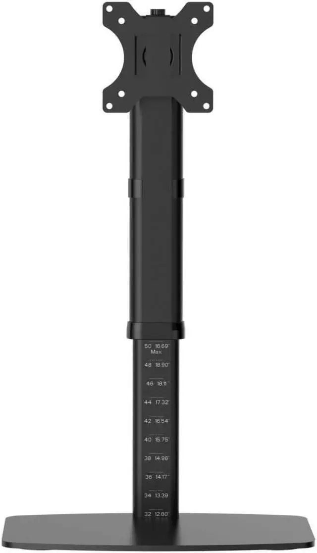 Alt view image 17 of 20 - Tripp Lite Single-Display Monitor Stand - Height Adjustable, 17" to 27" Monitors - Up to 27" Screen Support - 13.23 lb Load Capacity - 21.3" Height x 12.6" Width x 7.9" D
