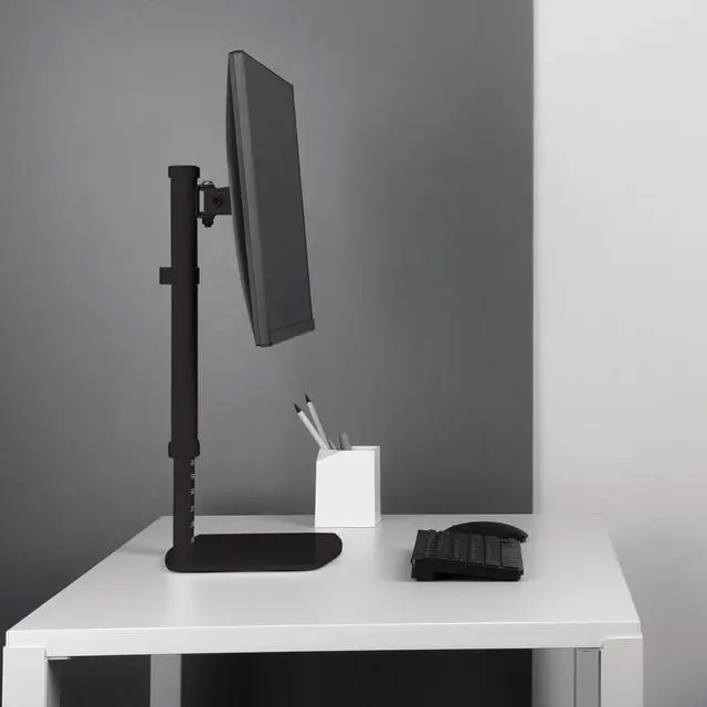 Alt view image 18 of 20 - Tripp Lite Single-Display Monitor Stand - Height Adjustable, 17" to 27" Monitors - Up to 27" Screen Support - 13.23 lb Load Capacity - 21.3" Height x 12.6" Width x 7.9" D