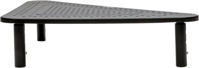 Alt view image 10 of 17 - Tripp Lite Monitor Riser Stand Desktop Corner Metal Height Adjustable Black