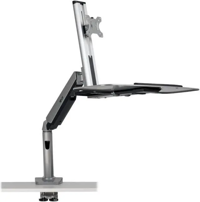 Alt view image 9 of 13 - DESK MOUNT FOR SIT STAND DESKTOP WORKSTATION STANDING DESK
