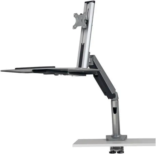 Alt view image 8 of 13 - DESK MOUNT FOR SIT STAND DESKTOP WORKSTATION STANDING DESK