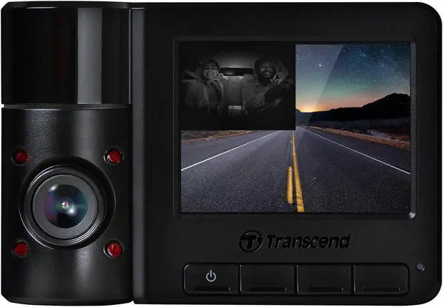 Alt view image 4 of 14 - TRANSCEND DRIVPRO550 DUAL LENS 64GB WIFI