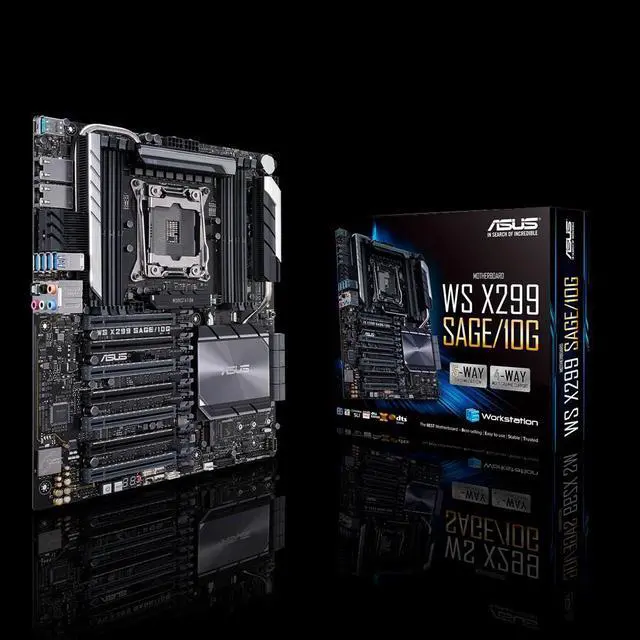 Alt view image 3 of 9 - ASUS WS X299 SAGE/10G CEB Server Motherboard Socket 2066 Intel X299