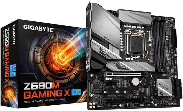 Alt view image 5 of 17 - Gigabyte Z590M GAMING X Intel Z590 Express LGA 1200 Micro ATX DDR4-SDRAM Motherboard