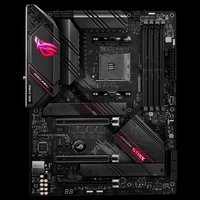 Alt view image 2 of 12 - ASUS ROG STRIX B550-E GAMING (90MB1470-M0EAY0) AM4 AMD B550 SATA 6Gb/s ATX AMD Motherboard