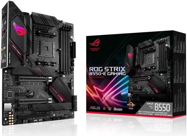 Main image of ASUS ROG STRIX B550-E GAMING (90MB1470-M0EAY0) AM4 AMD B550 SATA 6Gb/s ATX AMD Motherboard