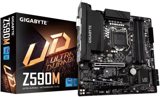 Alt view image 5 of 10 - Gigabyte Z590M Intel Z590 Express LGA 1200 Micro ATX DDR4-SDRAM Motherboard