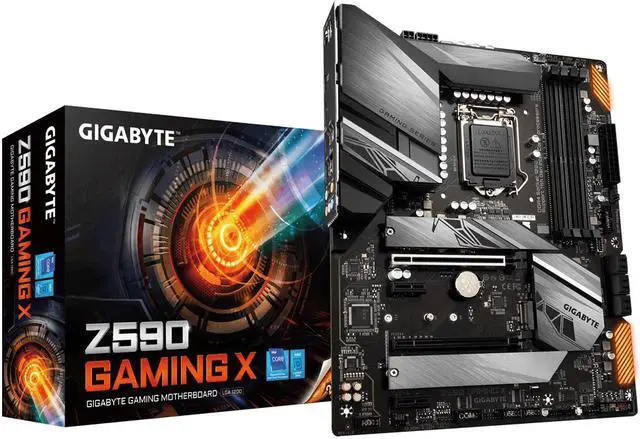 Alt view image 5 of 10 - Gigabyte Z590 GAMING X Intel Z590 Express LGA 1200 ATX DDR4-SDRAM Motherboard