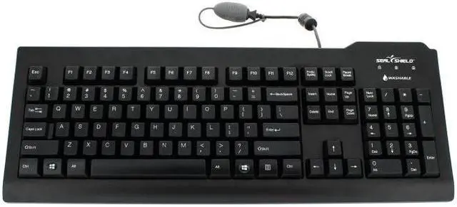 Alt view image 4 of 8 - SEAL SHIELD SSKSVMM107 WASHABLE MEDITECH MAGIC MEDICAL GRADE KEYBOARD - DISHWASHER SAFE (BLACK)(USB)