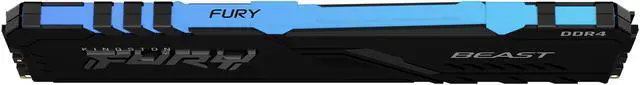 Alt view image 6 of 10 - Kingston Fury Beast RGB 32GB (2 x 16GB) DDR4 3200MHz DDR4 Dual Memory Kit KF432C16BBAK2/32