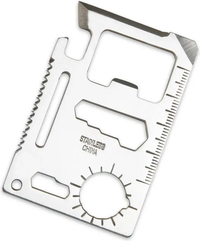 Main image of EyezOff Credit Card Sized Multi-tool with 11 Functions