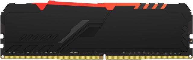 Alt view image 4 of 6 - 64GB Kingston FURY Beast RGB 3200MHz DDR4 Quad Memory Kit (4 x 16GB)