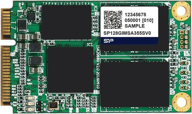 Main image of 128GB Silicon Power MSA350SV TLC SATA3 mSATA Industrial Solid State Disk