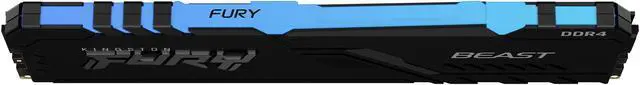 Alt view image 6 of 20 - Kingston Fury Beast RGB 8GB DDR4 3200MHz 288pin DIMM Memory Module KF432C16BBA/8