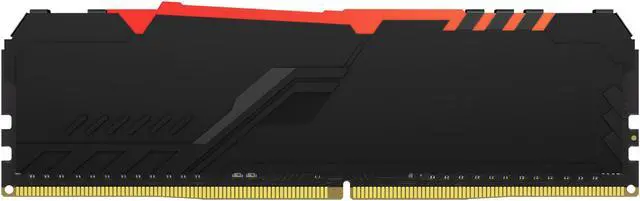 Alt view image 11 of 14 - Kingston FURY Beast RGB 128GB (4 x 32GB) 288-pin DIMM DDR4 3200 MHz CL16 RGB LED Memory (KF432C16BBAK4/128)