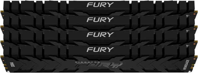 Alt view image 2 of 8 - 128GB Kingston Renegade 2666MHz DDR4 Quad Memory Kit (4 x 32GB)