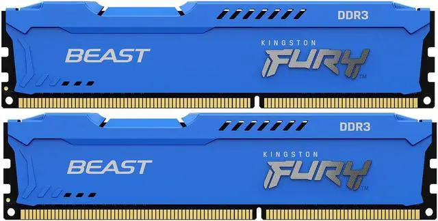 Main image of 16GB Kingston Technology 1600MHz DDR3 Dual Memory Kit (2 x 8GB) - Blue