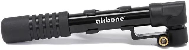 Alt view image 5 of 5 - EyezOff Airbone ZT-514 Mini Bicycle Pump 160PSI with Valve Adapters and Mounting Bracket