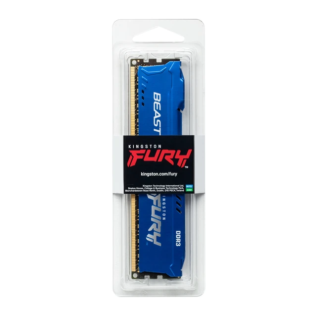 Alt view image 5 of 6 - 4GB Kingston Technology FURY Beast 1866MHz DDR3 Memory Module (1 x 4GB) - Blue