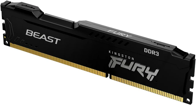 Alt view image 3 of 7 - 4GB Kingston Technology FURY Beast 1866MHz DDR3 Memory Module (1 x 4GB) - Black