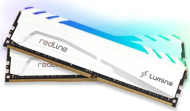 Alt view image 2 of 6 - 64GB Mushkin Redline Lumina RGB DDR4 3600MHz PC4-28800 CL18 Dual Channel Kit - White