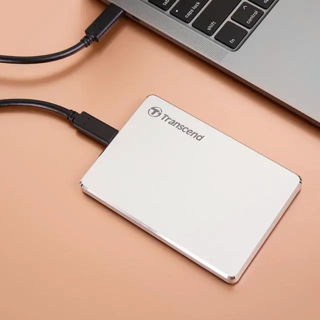 Alt view image 6 of 20 - transcend 1tb storejet external hard drive 2.5" (ts1tsj25c3s)