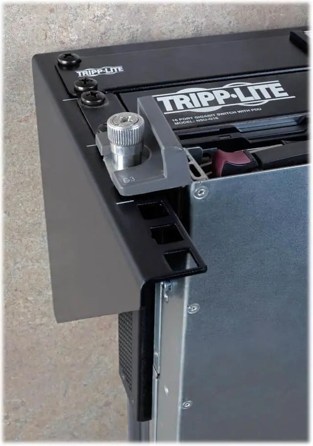 Alt view image 11 of 19 - 4U VERTICAL RACK BRACKET FOR