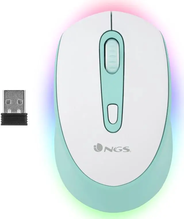 Main image of NGS Wireless Rechargeable Mouse - SmogMint-RB