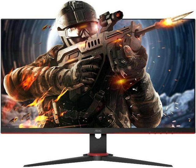 Alt view image 9 of 12 - AOC 27G2E 27" 16:9 Full HD 1920 x 1080 144Hz IPS Gaming Monitor with FreeSync, Black & Red