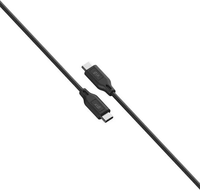 Alt view image 2 of 3 - Silicon Power 100cm Boost Link PVC LK15CC USB Cable Type-C to Type-C Black